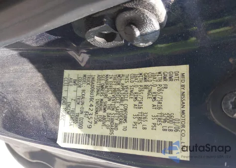 2006 Nissan Frontier Nismo Off Road из США, поврежденный, VIN 1N6AD06U36C423579